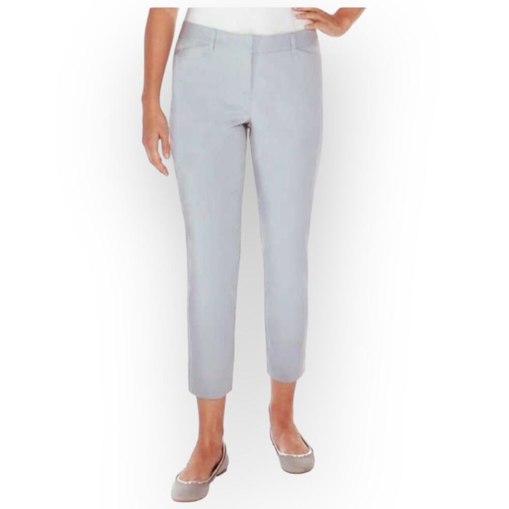 NWT Mario Serrani Tummy Control Slim Pants Women’s Size 14 Dove Gray